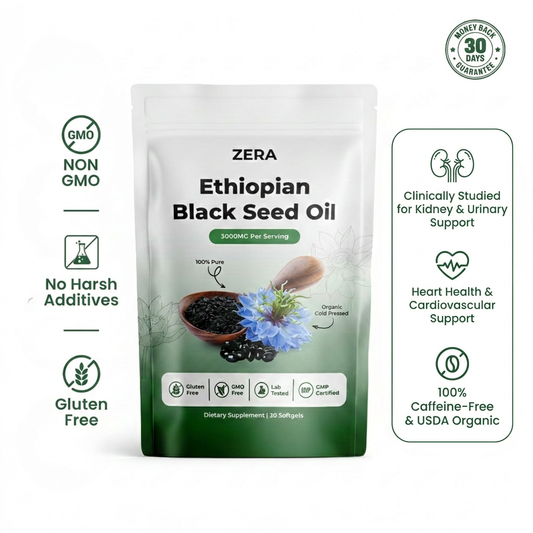 Ethiopian Black Seed Oil - 3000mg Softgels (Copy)