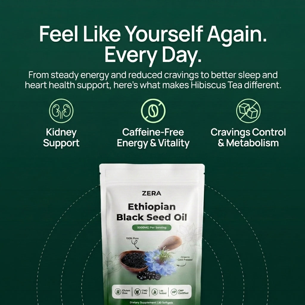 Ethiopian Black Seed Oil - 3000mg Softgels (Copy)